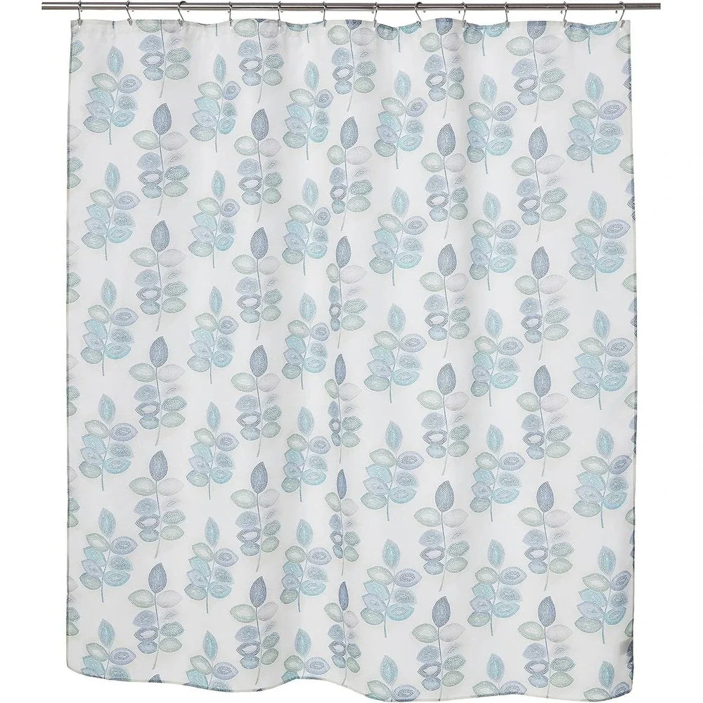 CROSCILL Mosaic Leaves Spa Cream & Blue Colors 70